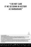 Постер Мне плевать, если мы войдём в историю как варвары (2018)