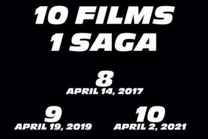 Официальные даты выхода следующих трёх «Форсажей» Официальные даты выхода следующих трёх «Форсажей»